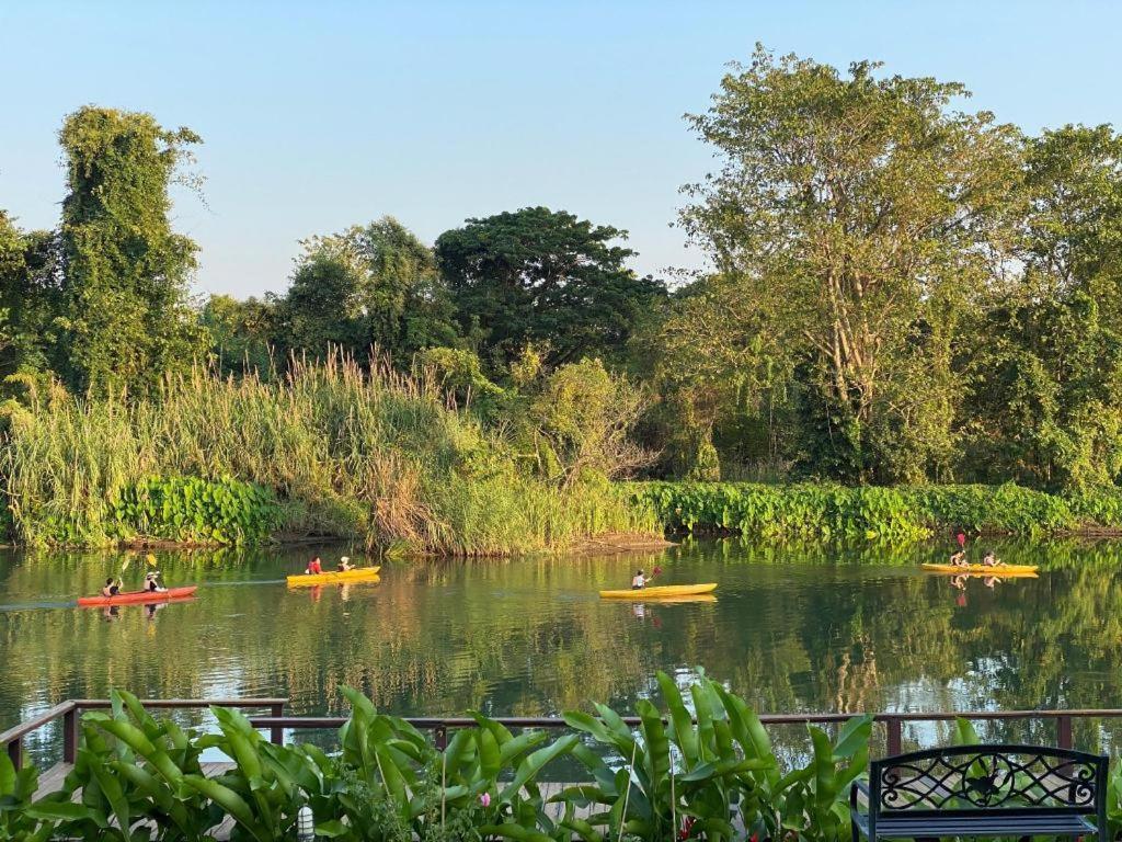 Ruen Maihom Riverside Cottage Kanchanaburi City Exterior photo